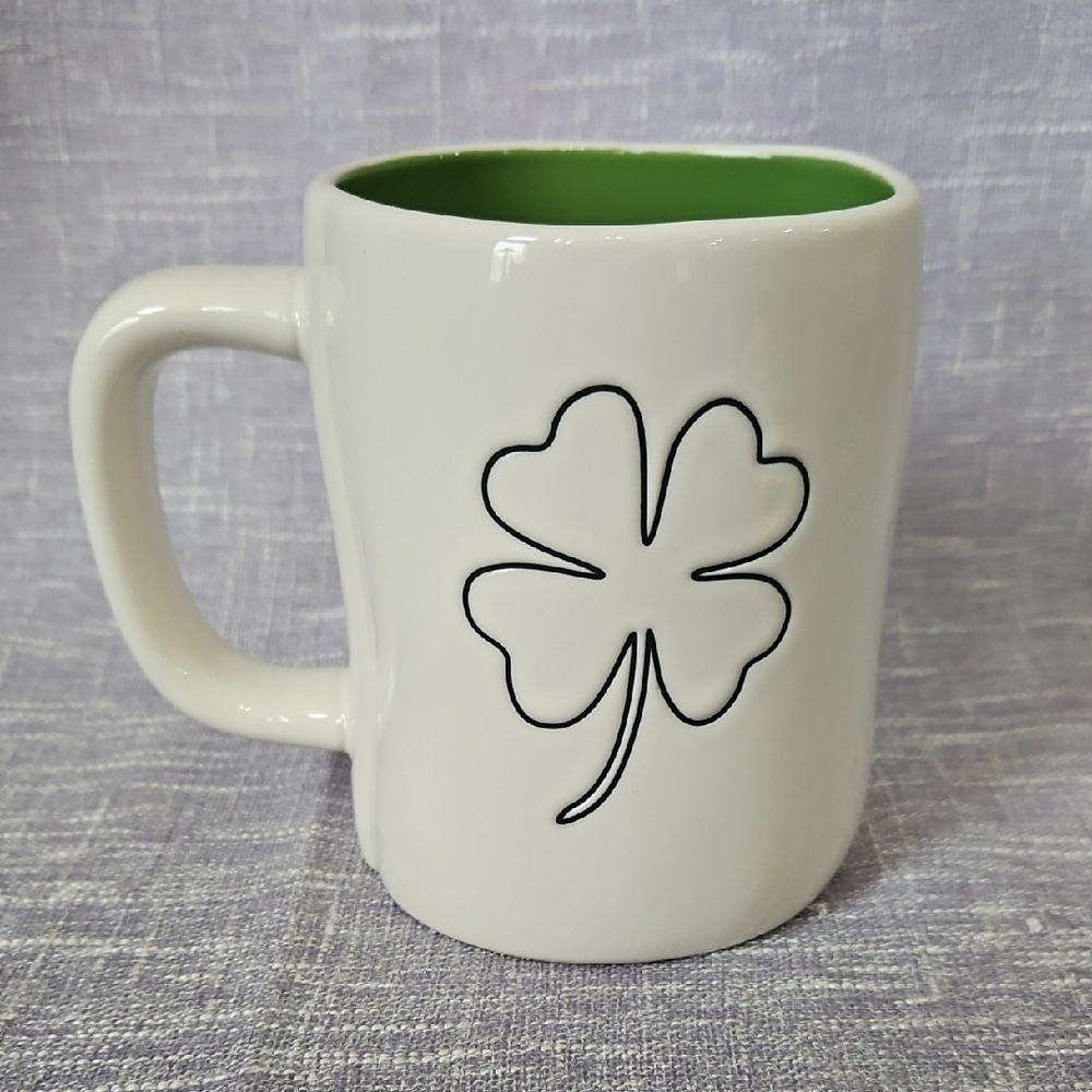 Rae Dunn White Mug with Black 'Kiss Me' Text - Picture 3 of 4